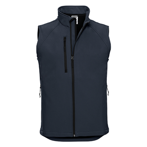 Gilet soft shell uomo RUSSELL BAS141M - French Navy