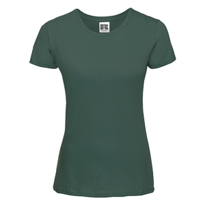 Maglietta personalizzata donna slim fit in cotone 145 gr Russell SLIM BAS155F - Verde Bottiglia