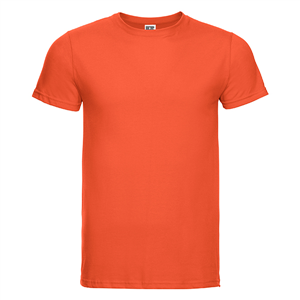 Maglietta personalizzata uomo slim fit in cotone 145 gr Russell SLIM BAS155M - Arancio