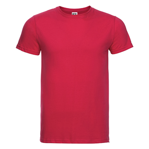 Maglietta personalizzata uomo slim fit in cotone 145 gr Russell SLIM BAS155M - Rosso