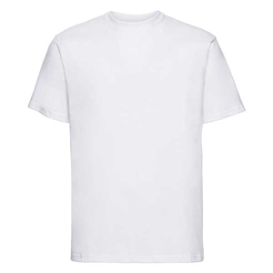 T-shirt personalizzata uomo bianca in cotone 180 gr Russell  BAS180M-B - Bianco