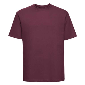 T-shirt personalizzata uomo in cotone 180 gr Russell BAS180M - Bordeaux