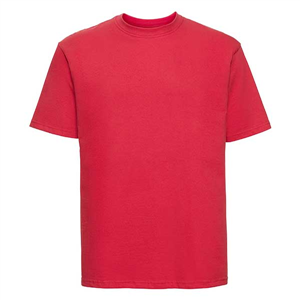 T-shirt personalizzata uomo in cotone 180 gr Russell BAS180M - Rosso Acceso