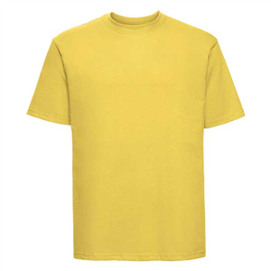 T-shirt personalizzata uomo in cotone 180 gr Russell BAS180M - Giallo