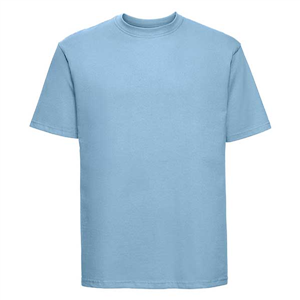 T-shirt personalizzata uomo in cotone 180 gr Russell BAS180M - Cielo