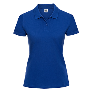 Polo donna personalizzate in cotone 200gr Russell  BAS569F - Blu Royal