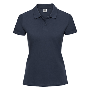 Polo donna personalizzate in cotone 200gr Russell  BAS569F - French Navy