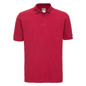 Polo uomo in cotone 200gr Russell  BAS569M - Rosso