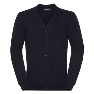Cardigan uomo con scollo a v RUSSELL BAS715M - French Navy