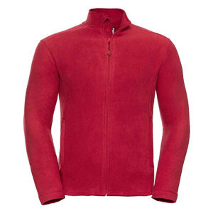 Micropile zip lunga uomo RUSSELL BAS880M - Rosso
