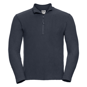 Micropile uomo con mezza zip RUSSELL BAS881M - French Navy