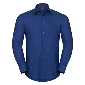 Camicia uomo manica lunga in tessuto oxford RUSSELL BAS922M - Blu Royal