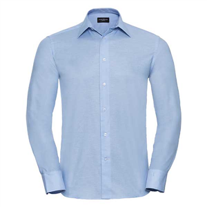 Camicia uomo manica lunga in tessuto oxford RUSSELL BAS922M - Oxford Blue