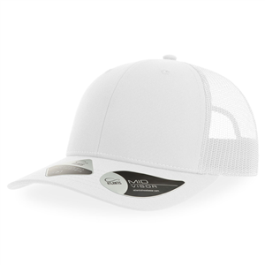 Cappello trucker in tessuto riciclato ATLANTIS BRYCE BRYC - Bianco - Bianco