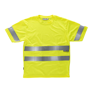 T-shirt alta visibilità WORKTEAM C3945 - Giallo