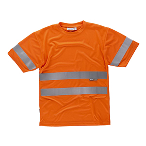 T-shirt alta visibilità WORKTEAM C3945 - Arancio
