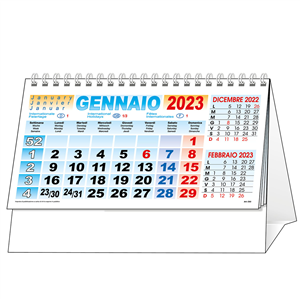 Calendario da tavolo trimestrale C6351 - Multicolor