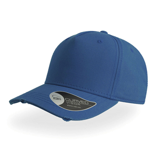 Cappellino personalizzato in cotone Atlantis CARGO CARG - Blu avio