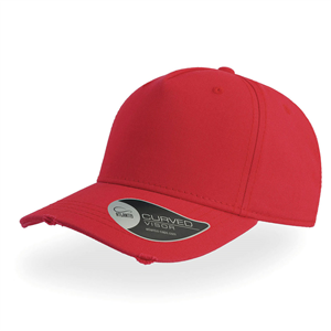 Cappellino personalizzato in cotone Atlantis CARGO CARG - Rosso