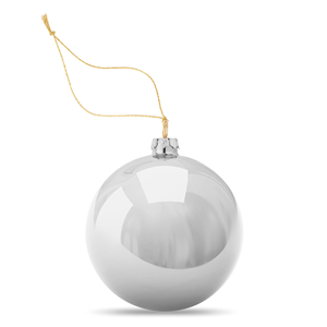Palla di Natale sublimatica HAPPY BALL CX1466 - Silver