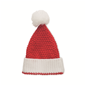 Berretto invernale personalizzato tipo Babbo Natale AURIGA CX1534 - Rosso