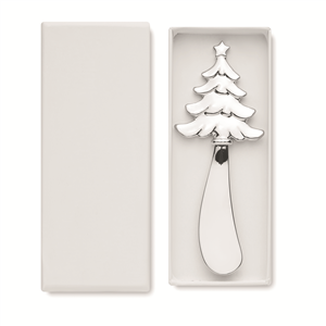 Set 4 cucchiai da tè natalizi TREES CX1536 - Silver Opaco