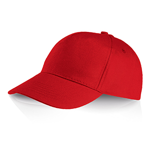 Cappello da baseball personalizzato in cotone 5 pannelli Legby Ocean Breeze PERRY D15571 - Rosso