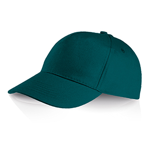 Cappello da baseball personalizzato in cotone 5 pannelli Legby Ocean Breeze PERRY D15571 - Verde Scuro