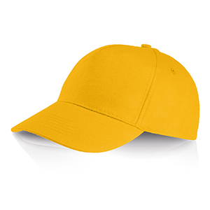 Cappello da baseball personalizzato in cotone 5 pannelli Legby Ocean Breeze PERRY D15571 - Giallo