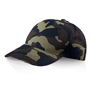 Cappello da baseball personalizzato in cotone 5 pannelli Legby Ocean Breeze PERRY D15571 - Camu