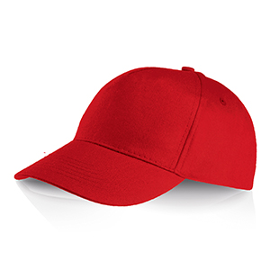 Cappello da baseball personalizzato in cotone 5 pannelli Legby Ocean Breeze JOY D17574 - Rosso