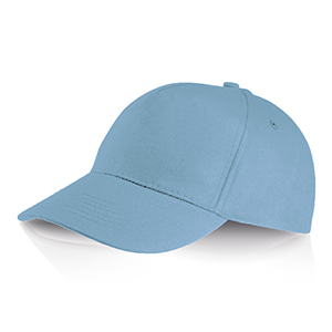Cappello da baseball personalizzato in cotone 5 pannelli Legby Ocean Breeze JOY D17574 - Azzurro