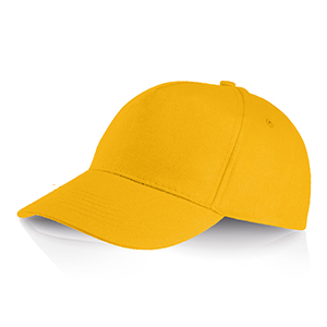 Cappello da baseball personalizzato in cotone 5 pannelli Legby Ocean Breeze JOY D17574 - Giallo