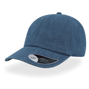 Cappellino da baseball personalizzabile in cotone Atlantis DAD HAT DADH - Denim Chiaro