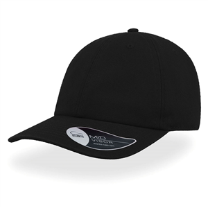 Cappellino da baseball personalizzabile in cotone Atlantis DAD HAT DADH - Nero