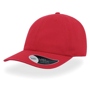 Cappellino da baseball personalizzabile in cotone Atlantis DAD HAT DADH - Rosso
