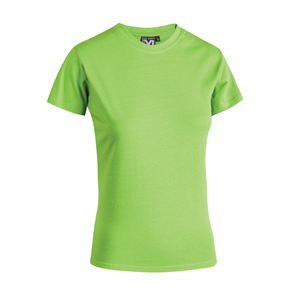 T-shirt personalizzabile da donna bianca in cotone 145gr Myday WOMAN E0423 - Verde Chiaro