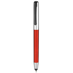 Penna personalizzata con touch screen KARI E14828 - Rosso