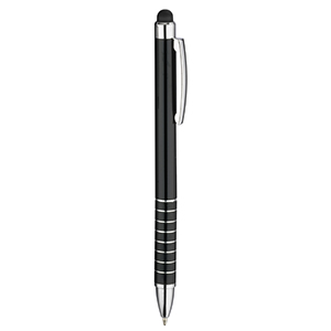 Penna personalizzabile con touch SATURN E14829 - Nero