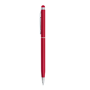 Penna in metallo con touch screen EARTH E15987 - Rosso