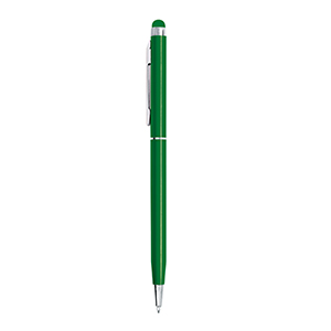 Penna in metallo con touch screen EARTH E15987 - Verde Scuro
