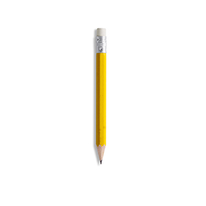Mini matite con gomma FANNY SHORT E16205 - Giallo