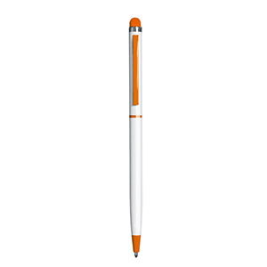 Penna sfera con accessorio touch ARI E17872 - Arancio