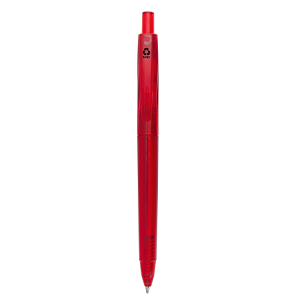 Penna a sfera in plastica rpet CAROL E20829 - Rosso