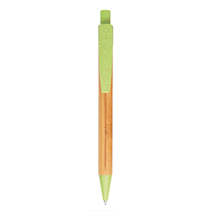 Penna a sfera in bamboo AMBRA E20833 - Verde Chiaro