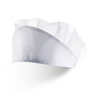 Cappello da cuoco Legby Bistrot MESH-1 F11110 - Bianco