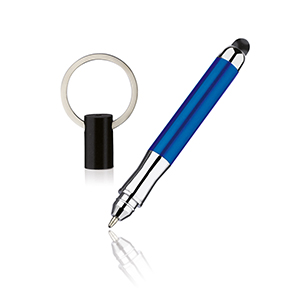 Portachiavi con penna touch CORE G14078 - Blu Navy