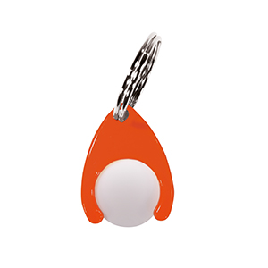 Portachiavi con gettone personalizzati LIDDE G15069 - Arancio
