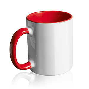 Tazza mug per sublimazione in ceramica 300 ml MUG-COLORIN G17341 - Rosso