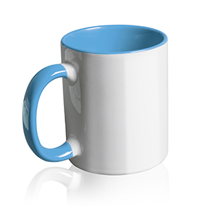 Tazza mug per sublimazione in ceramica 300 ml MUG-COLORIN G17341 - Azzurro